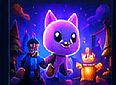 An AI-generated glowing pet icon for a Roblox simulator game